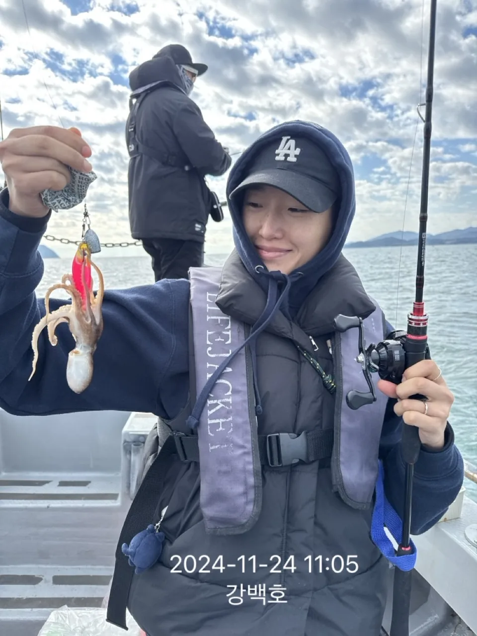 삼천포 강백호 쭈꾸미 갑오징어 낚시 조과